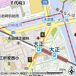 ファステート大正駅前トロフィ周辺の地図