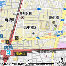 三井住友銀行鶴橋支店 ＡＴＭ周辺の地図