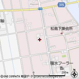 静岡県浜松市中央区松島町580周辺の地図