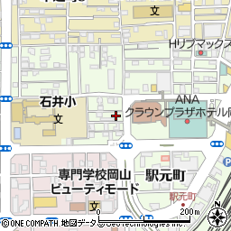 岡山県岡山市北区寿町4-17周辺の地図