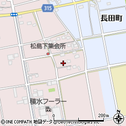 静岡県浜松市中央区松島町537周辺の地図