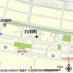静岡県浜松市中央区白羽町2432周辺の地図