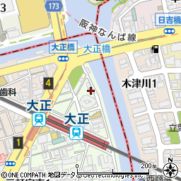 米重廻漕店周辺の地図