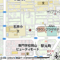 岡山県岡山市北区寿町4-14周辺の地図