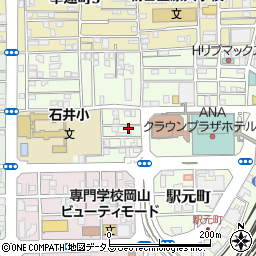 岡山県岡山市北区寿町4-16周辺の地図
