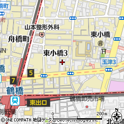 株式会社三井住友銀行　鶴橋支店周辺の地図