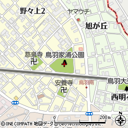 新幹線鳥羽公園周辺の地図