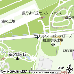 大阪府大阪市此花区北港緑地周辺の地図