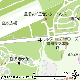 大阪府大阪市此花区北港緑地周辺の地図