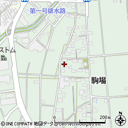 静岡県磐田市駒場周辺の地図