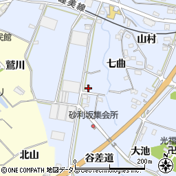 愛知県田原市豊島町天白126周辺の地図