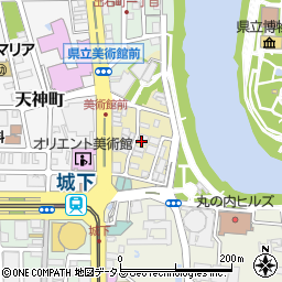 岡山県岡山市北区石関町周辺の地図