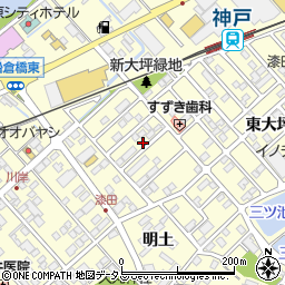 愛知県田原市神戸町新大坪31周辺の地図