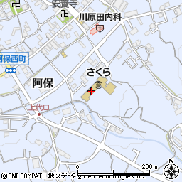 伊賀市役所　青山子育て支援センター周辺の地図