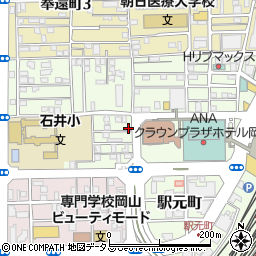 岡山県岡山市北区寿町5-1周辺の地図