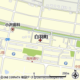 静岡県浜松市中央区白羽町2447周辺の地図