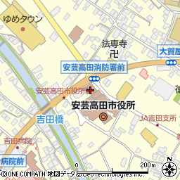 安芸高田市消防本部周辺の地図