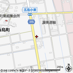 静岡県浜松市中央区西島町433周辺の地図
