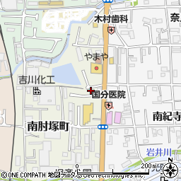 奈良県奈良市南肘塚町49-8周辺の地図