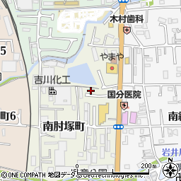 奈良県奈良市南肘塚町49-13周辺の地図