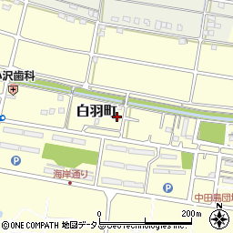静岡県浜松市中央区白羽町2433周辺の地図