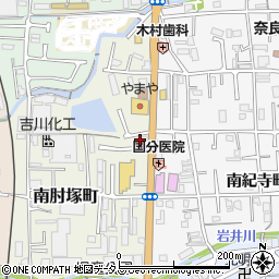 奈良県奈良市南肘塚町49-5周辺の地図