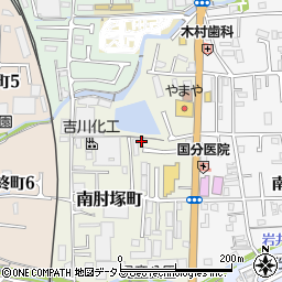 奈良県奈良市南肘塚町49-15周辺の地図
