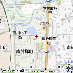 奈良県奈良市南肘塚町49-12周辺の地図
