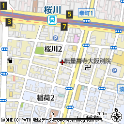 タイムズ桜川駅前第１０駐車場周辺の地図