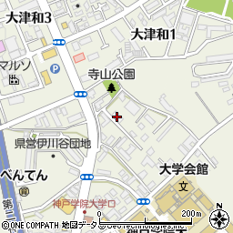 西尾倉庫周辺の地図