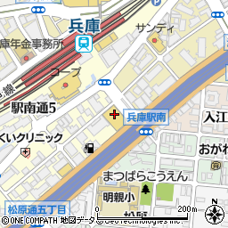 ネッツトヨタゾナ神戸兵庫店周辺の地図