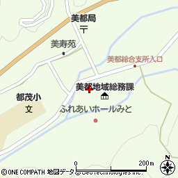 益田広域消防署美都分遣所周辺の地図