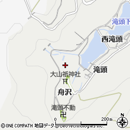 愛知県田原市田原町舟沢周辺の地図