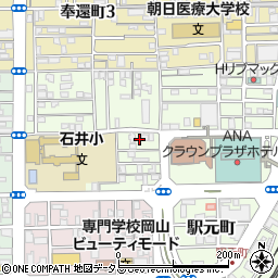 岡山県岡山市北区寿町5-15周辺の地図