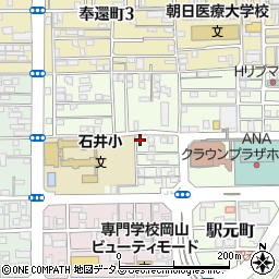 岡山県岡山市北区寿町5-12周辺の地図