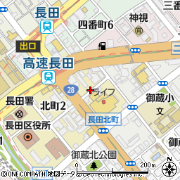 ほっともっと 高速長田店周辺の地図