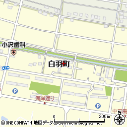 静岡県浜松市中央区白羽町2441周辺の地図