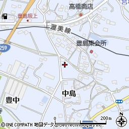 愛知県田原市豊島町高畑87周辺の地図