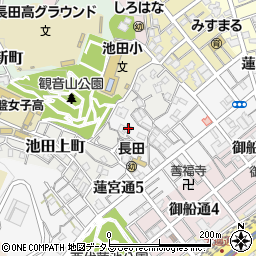 ロータスコート長田周辺の地図
