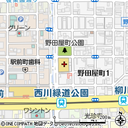 コーヒー亭 岡ビル本店周辺の地図