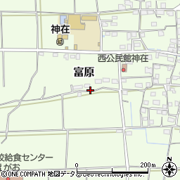 岡山県総社市富原周辺の地図