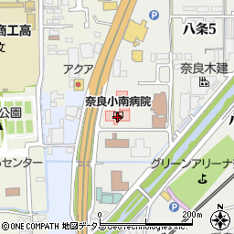 介護老人保健施設「佐保の里」周辺の地図