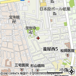 ピー・ゾーン小阪駐車場周辺の地図
