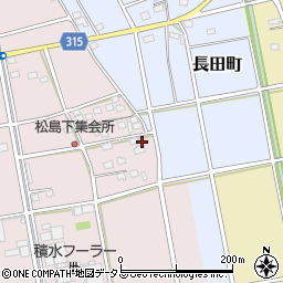静岡県浜松市中央区松島町529周辺の地図
