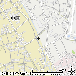 岡山県総社市中原823-1周辺の地図