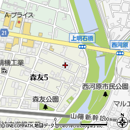 株式会社ジー・ピー・エー・コーポレーション　関西営業所周辺の地図