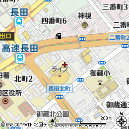 兵庫県警察本部生活安全部少年課神戸西部少年補導所周辺の地図