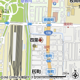 枚岡警察署周辺の地図