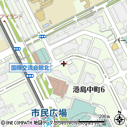 リパーク神戸ポートアイランド駐車場周辺の地図