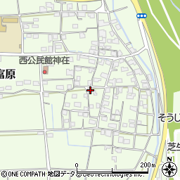 岡山県総社市富原828-1周辺の地図